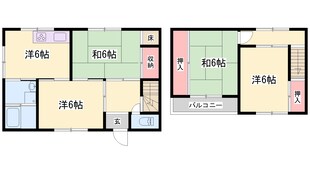 東加古川駅 徒歩22分 1階の物件間取画像